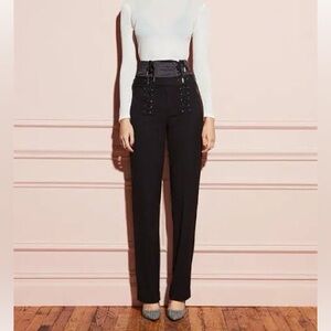 Fleur du Mal Corset Lace-Up Pants